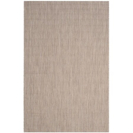 Safavieh 2 ft. 3 in. x 6 ft. 7 in. Courtyard Rectangle Power-Loomed Rug - Beige & Brown CY8521-36312-27